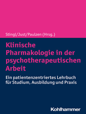 cover image of Klinische Pharmakologie in der psychotherapeutischen Arbeit